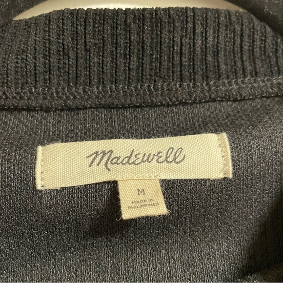 Madewell Funnelneck Long Sleeve Top - M - Picture 5 of 6